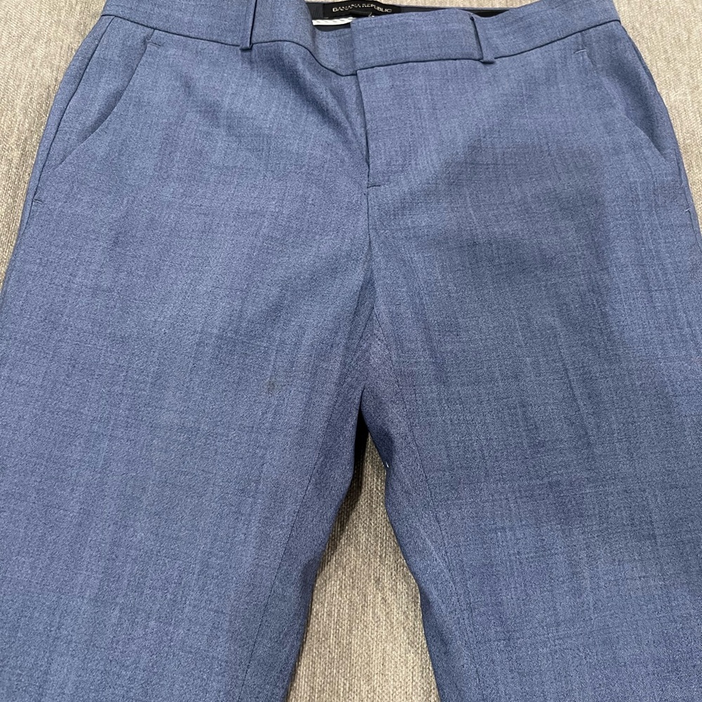 Banana Republic Slate Blue Straight Leg Pants